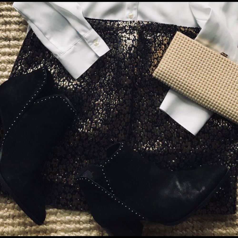 ❤️SOLD❤️J. Crew Collection Marigold Jacquard Bell Skirt